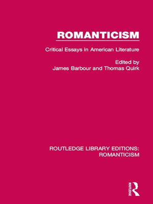 cover image of Romanticism